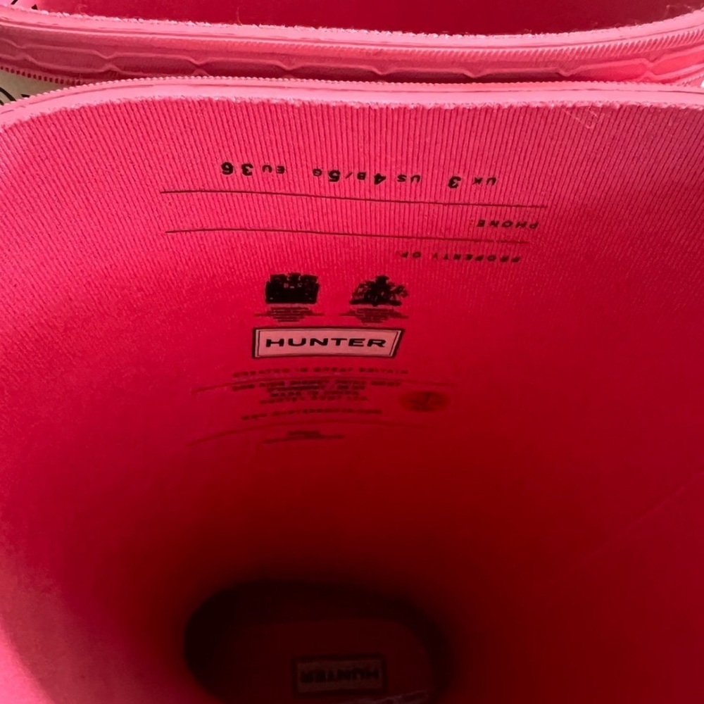 Hunter Kids Pink Mickey Mouse Rain Boots - Picture 12 of 12